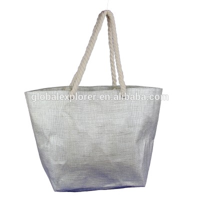 vintage glittering paper straw beach bag tote bag shopping bag