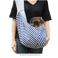 Reversible Pet Sling Carrier Pet backpack Hand free adjustable Padded Strap Pet Tote Bag Breathable Cotton Shoulder Bag