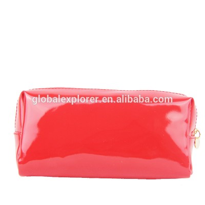 Promotional travel pu mesh cosmetic pouch cosmetic bag