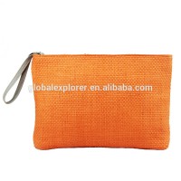 Fashion paperstraw cosmetic bag beauty bag makeup bag