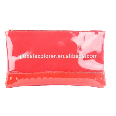 fashion 3D shining PU cosmetic bag makeup bag