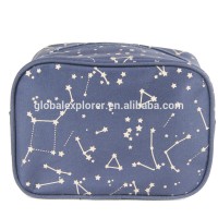 retro star pattern printed cosmetic bag beauty bag makeup bag pouchete