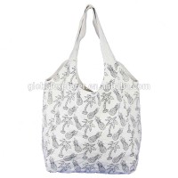 promotional pineapple pattern linen beach bag tote bag shopping bag